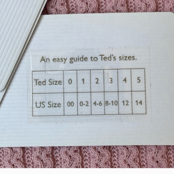 Ted Baker Dorlean Scallop Trim Knit Skater Dress Size 0 NWOT - Picture 17 of 17